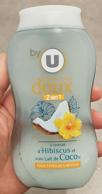 Shampooing doux 2 en 1 à l'extrait d'Hibiscus et au lait de Coco