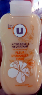 Lait de douche hydratant aux extraits naturels de fleurs d'oranger et de tiaré