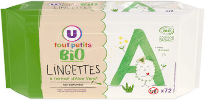 Lingettes à l’extrait d’Aloe Vera