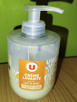 Crème lavante parfum lait et miel