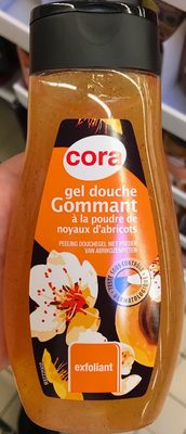 Gel douche gommant à la poudre de noyaux d'abricots
