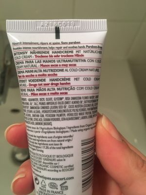 Crème Haute Nutrition Mains Desséchées Gercées Et Abîmées Bio-beauté By Nuxe, 30 ML