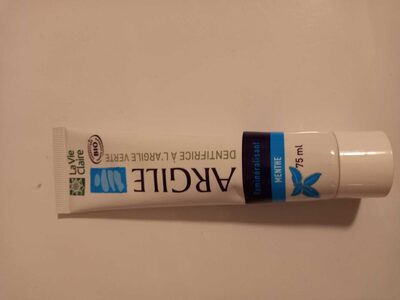 Dentifrice a l'argile verte, parfum menth