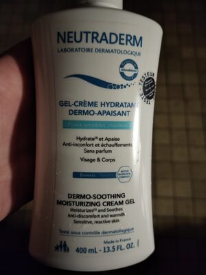 Neutraderm gel crème hydratant dermo apaisant