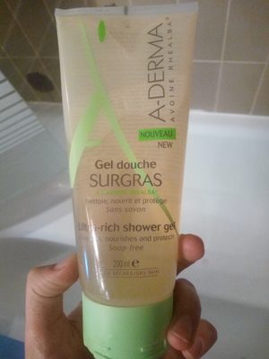 gel douche surgras à l'avoine rhealba