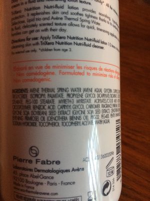 Avène Trixera Lait Nutri-fluide 400ML