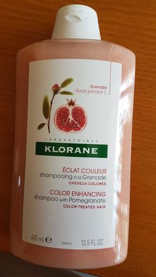 Eclat couleur : shampooing à la grenade cheveux colorés