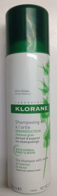 Shampooing sec à l'ortie