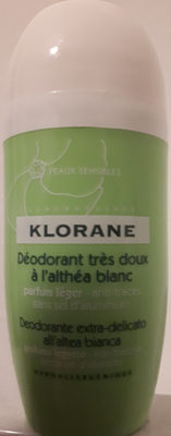 déodorant très doux à l'althéa blanc