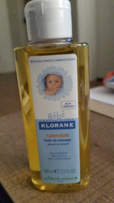 Klorane Bébé Huile de Massage Calendula 