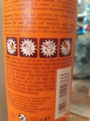 Avène Eau Thermale - spray protection solaire