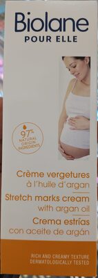 Crème vergetures à l'huile d'argan