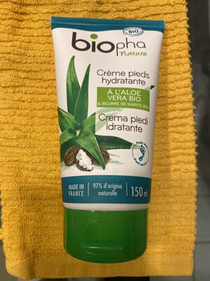 Crème pieds hydratant soin fraîcheur