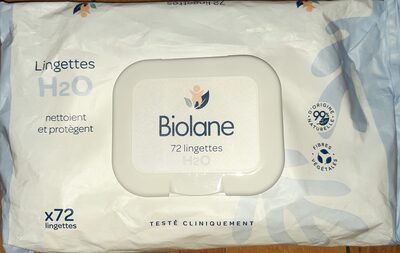 Biolane Lingettes épaisses H2O