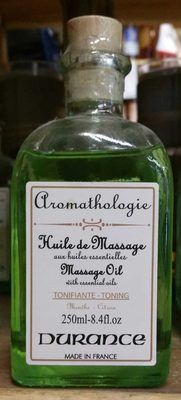 Huile de massage aux huiles essentielles