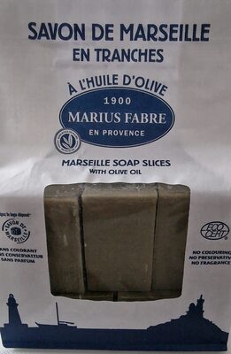 savon de Marseille en tranches