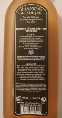 Shampoing Usages Fréquents aux Huiles Essentielles