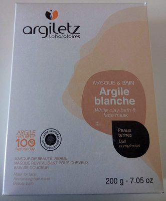 Masque et bain argile blanche