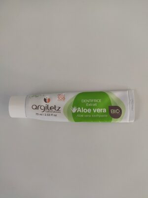 Dentifrice extrait aloe Vera bio