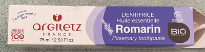 Dentifrice HE romarin
