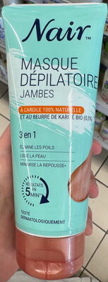 Masque dépilatoire jambes 3 en 1