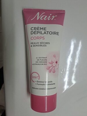 Crème dépilatoire corps peaux sèches & sensibles