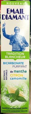 Tradition Blancheur Bicarbonate Purifiant, Extraits naturels de Menthe, Citron, Camomille