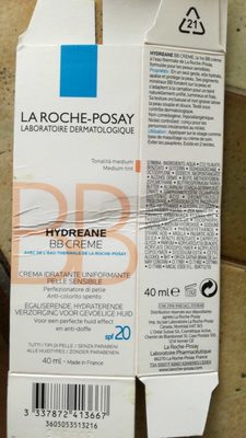 BB creme hydreane peaux sensibles