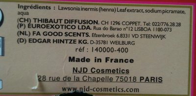 Henné Color - Poudre Colorante Acajou - 100G