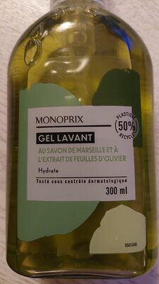 Gel lavant main au savon de Marseille