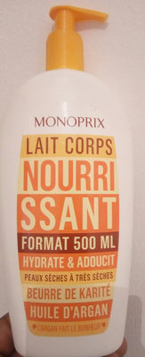 huile d'argan (lait corps)