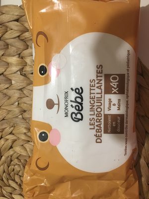 Les Lingettes débarbouillantes x40