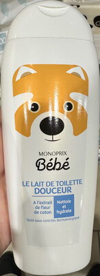Le lait de toilette Douceur à l'extrait de fleur de coton
