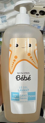 Le gel lavant sans savon