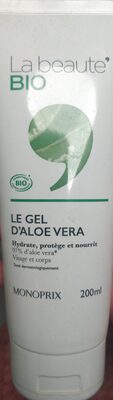 Le gel d'aloe vera