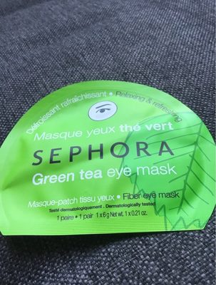 Masque yeux thé vert