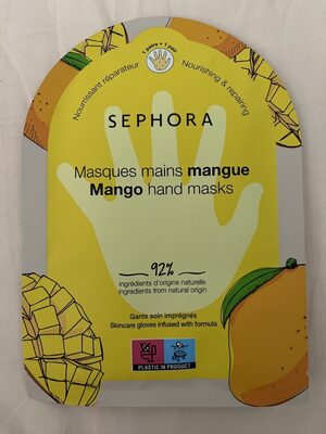 Masques mains mangue