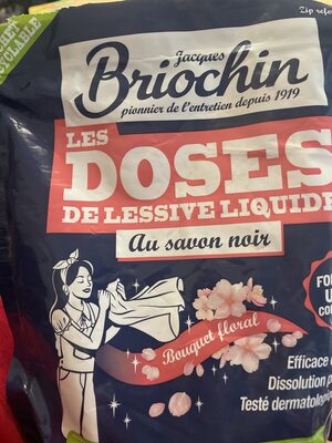 Doses de lessive liquide au savon noir