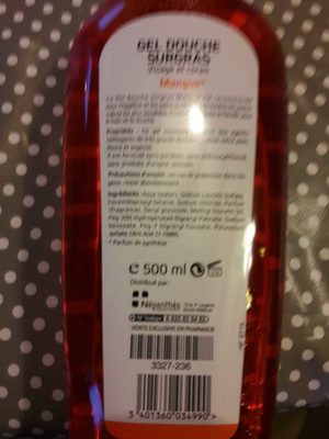 Gel douche surgras