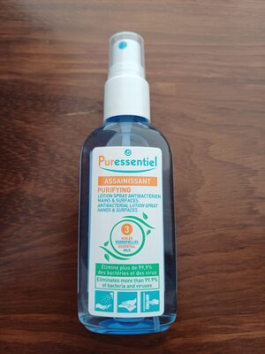 Lotion spray antibactérien mains et surfaces