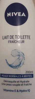 Lait de toilette fraîcheur 