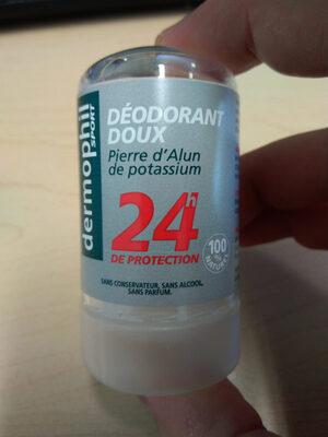 Déodorant doux. Pierre d'Alun de Potassium