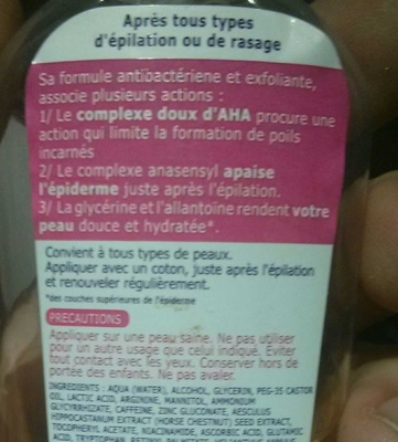Dermo-soin épilation spécial poils incarnés