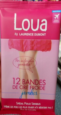 Bandes de cire froide jambes