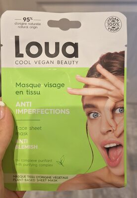 masque visage en tissu
