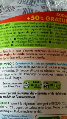 Liq.vais.amand 500 A.vert,