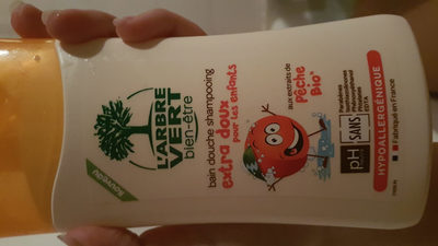 bain douche shampoing peche l arbre vert 