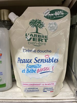 Crème douche Peaux sensible