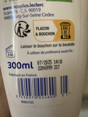 Lait de toilette bébé