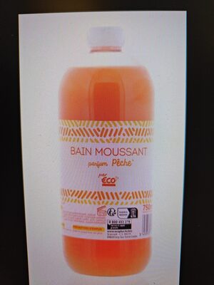 Bain moussant parfum pêche